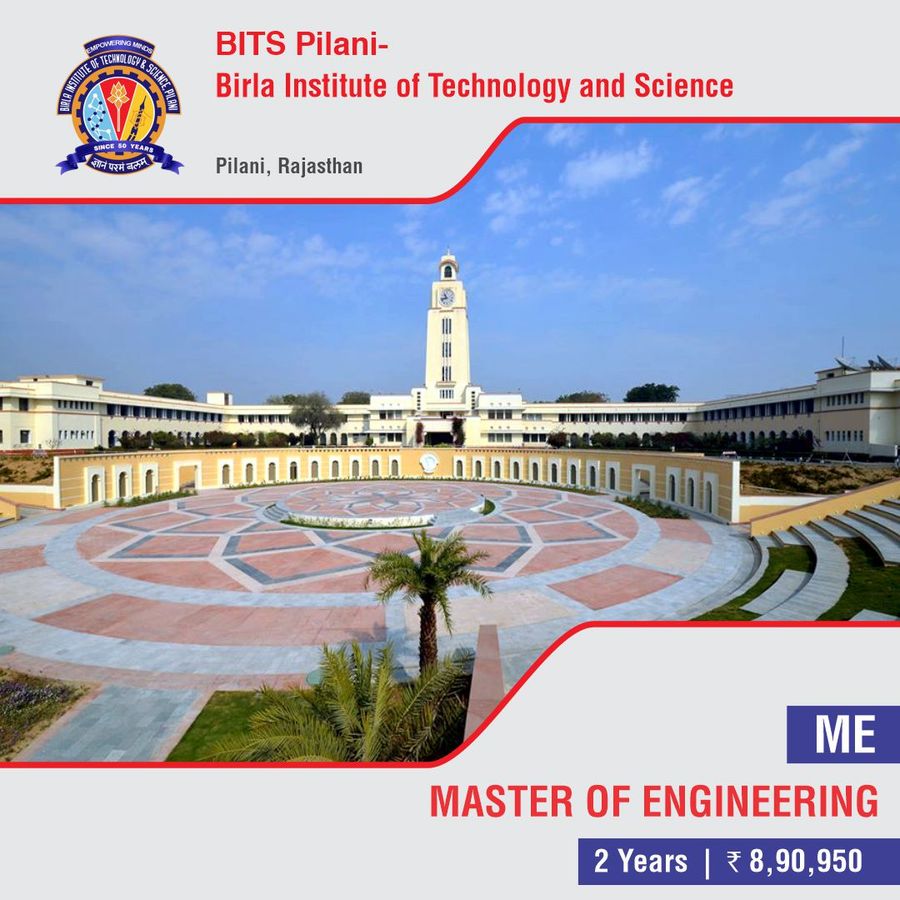 Master of Engineering [M.E] (CSE) at BITS Pilani - Birla Institute of Technology And Science, Rajasthan - Other